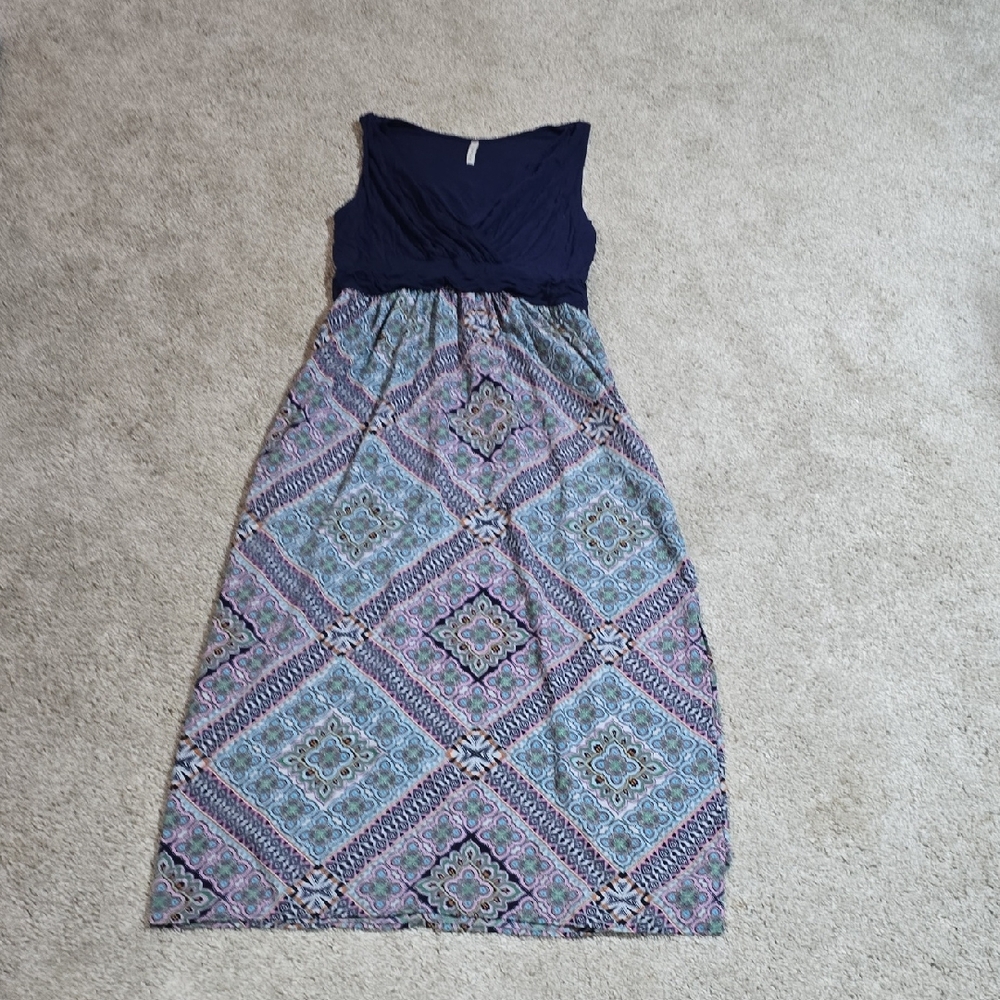 Gilli Navy Top Maxi Dress